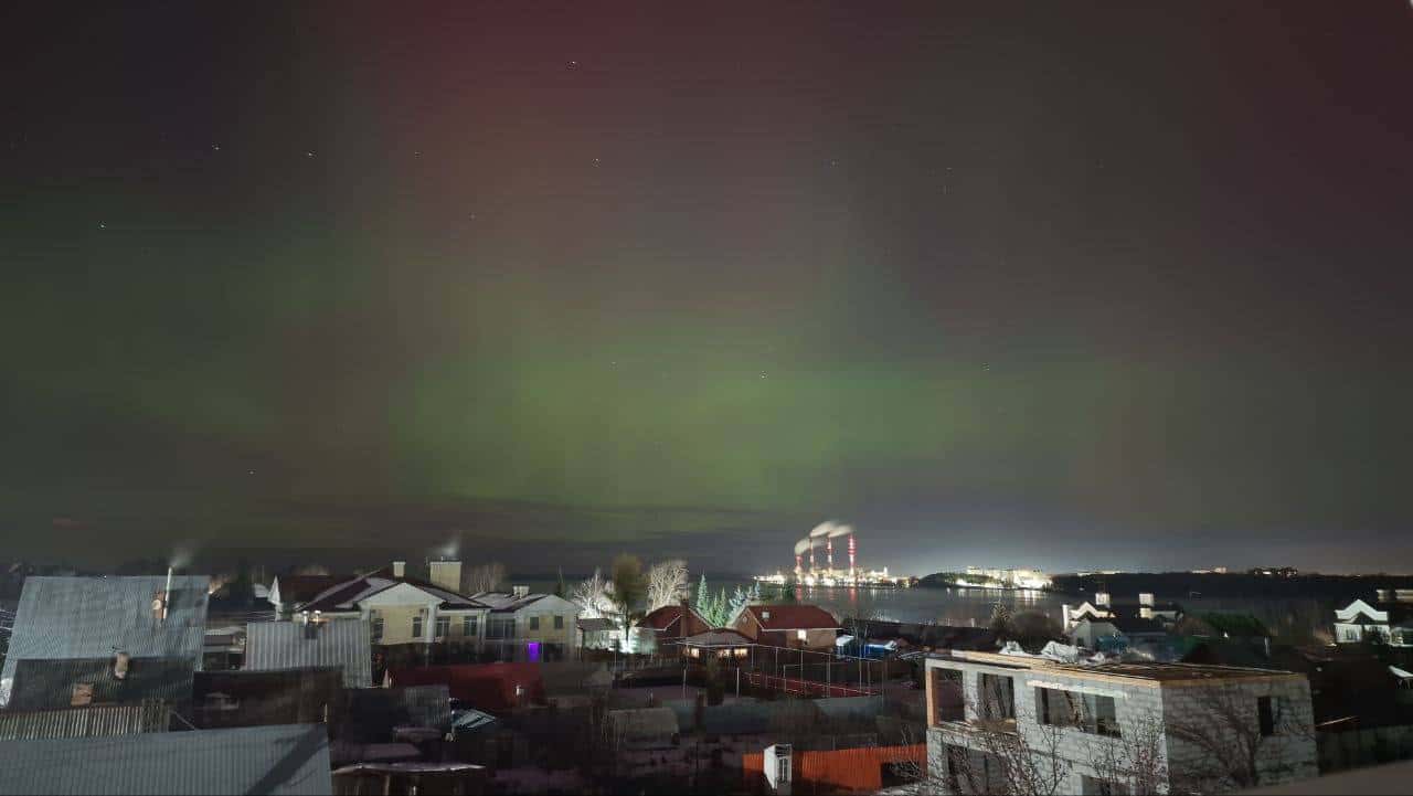 Жители Нижнего Тагила увидели северное сияние