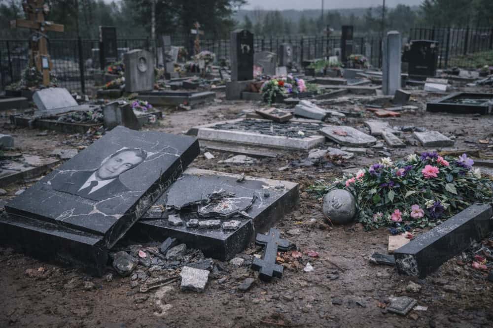 Вандализм на кладбище «Рогожино» в Нижнем Тагиле вызвал жалобы жителей