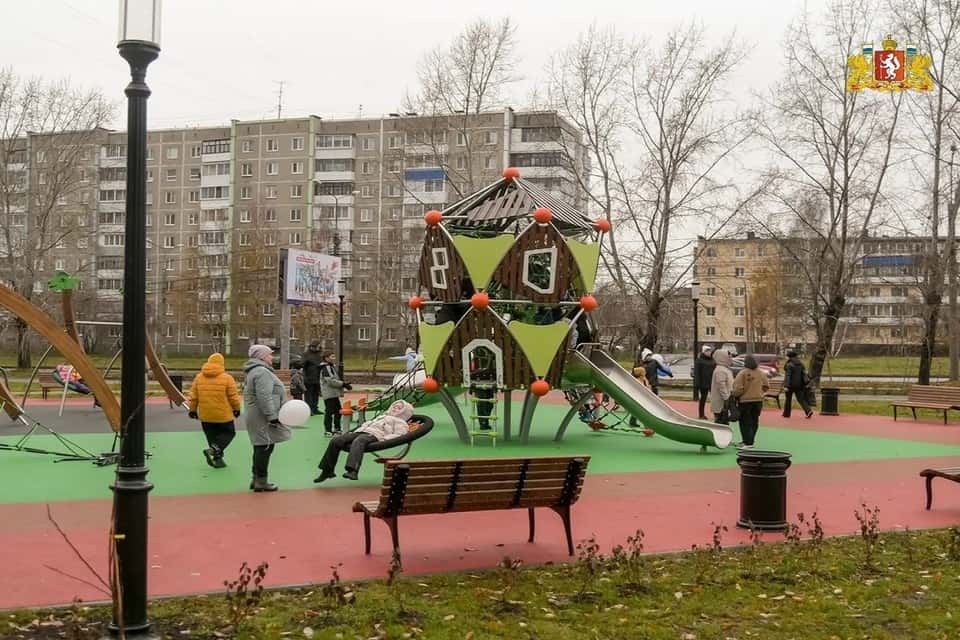 Сквер на Ленинградском проспекте в Нижнем Тагиле признан одним из лучших в России
