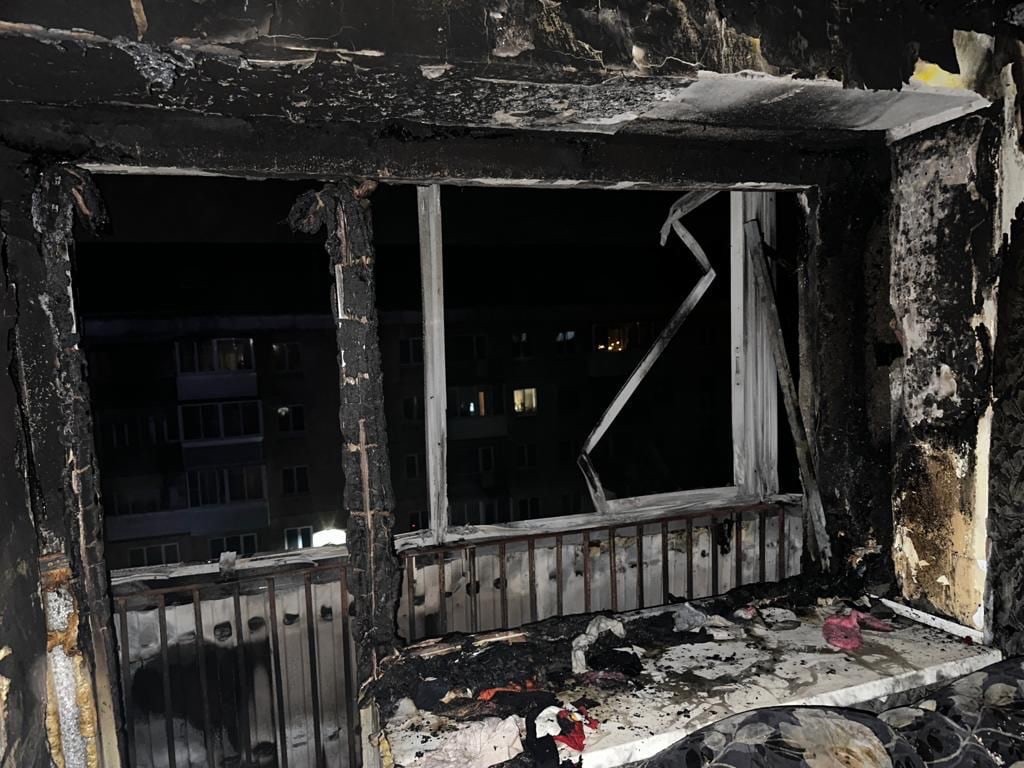 В Нижнем Тагиле два пожара на балконах зафиксированы минувшей ночью