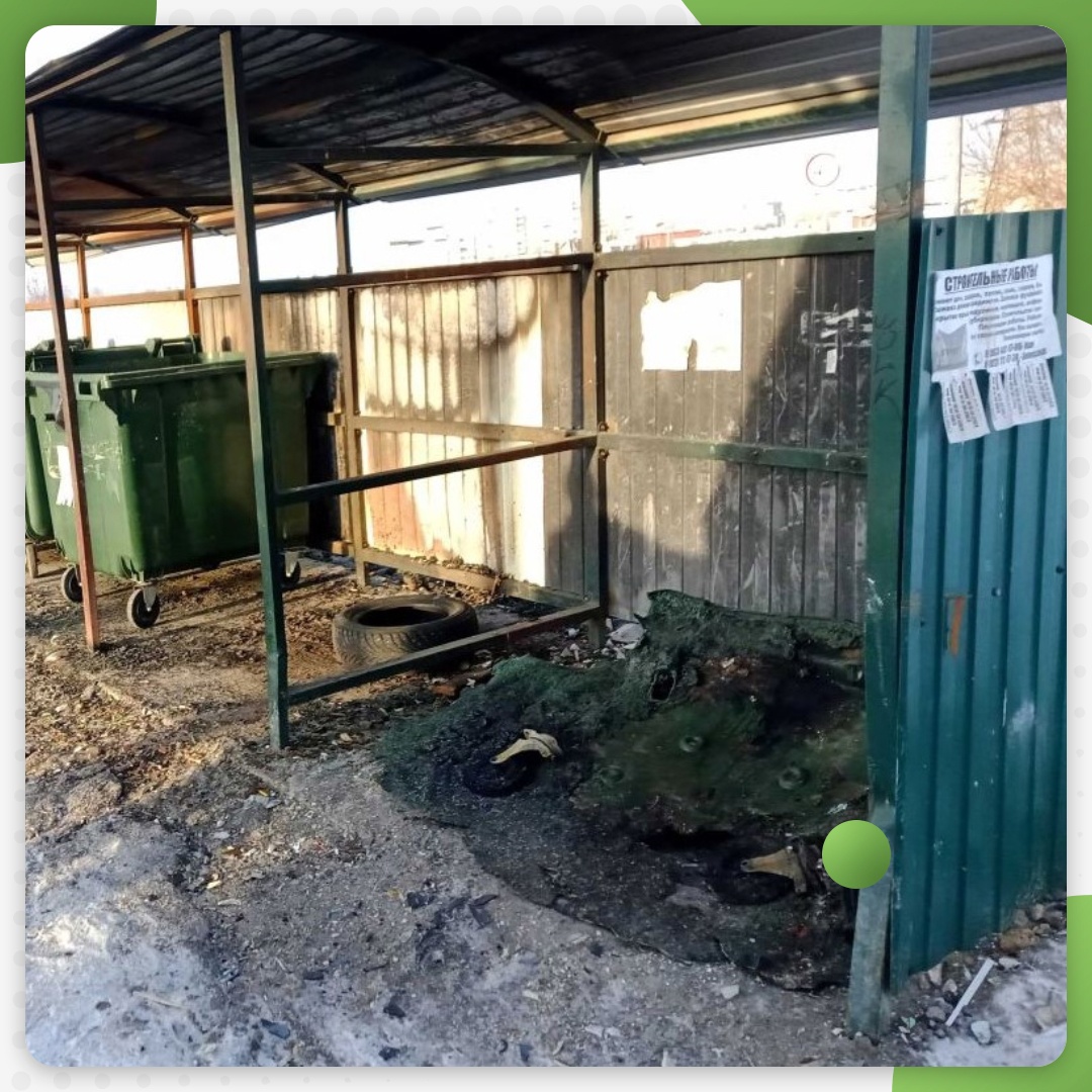 В Нижнем Тагиле горят баки на площадках для мусора