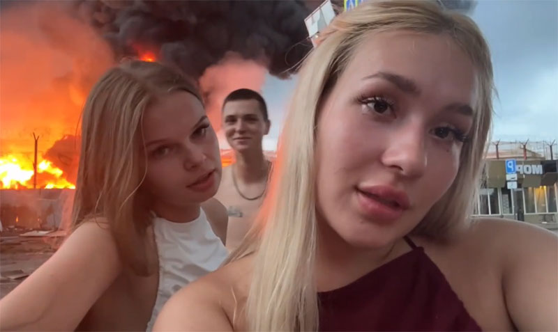 Задержанная из-за неуместного видео тагильчанка прокомментировала произошедшее | Уралочка, снявшая скандальное видео на фоне горящей нефтебазы, дала первый комментарий