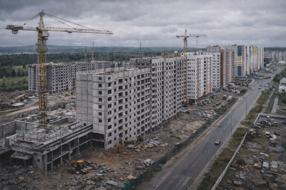 В Нижнем Тагиле растёт ввод жилья, но падает спрос на новостройки | Спрос на новостройки в Нижнем Тагиле остаётся низким