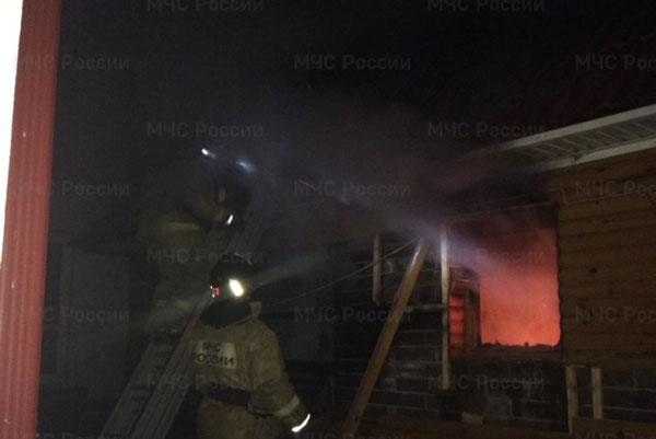 Накануне вечером в Нижнем Тагиле сгорела частная баня