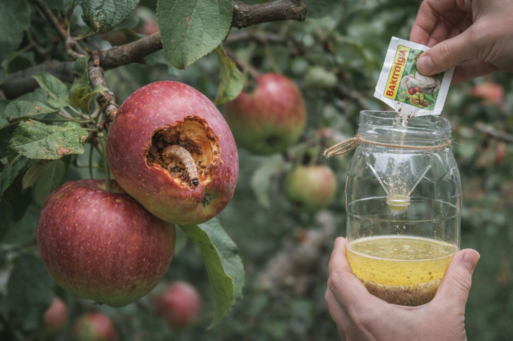 Как защитить яблоню от плодожорки без химии: простой способ садоводов | Как избавиться от плодожорки на яблоне без химии