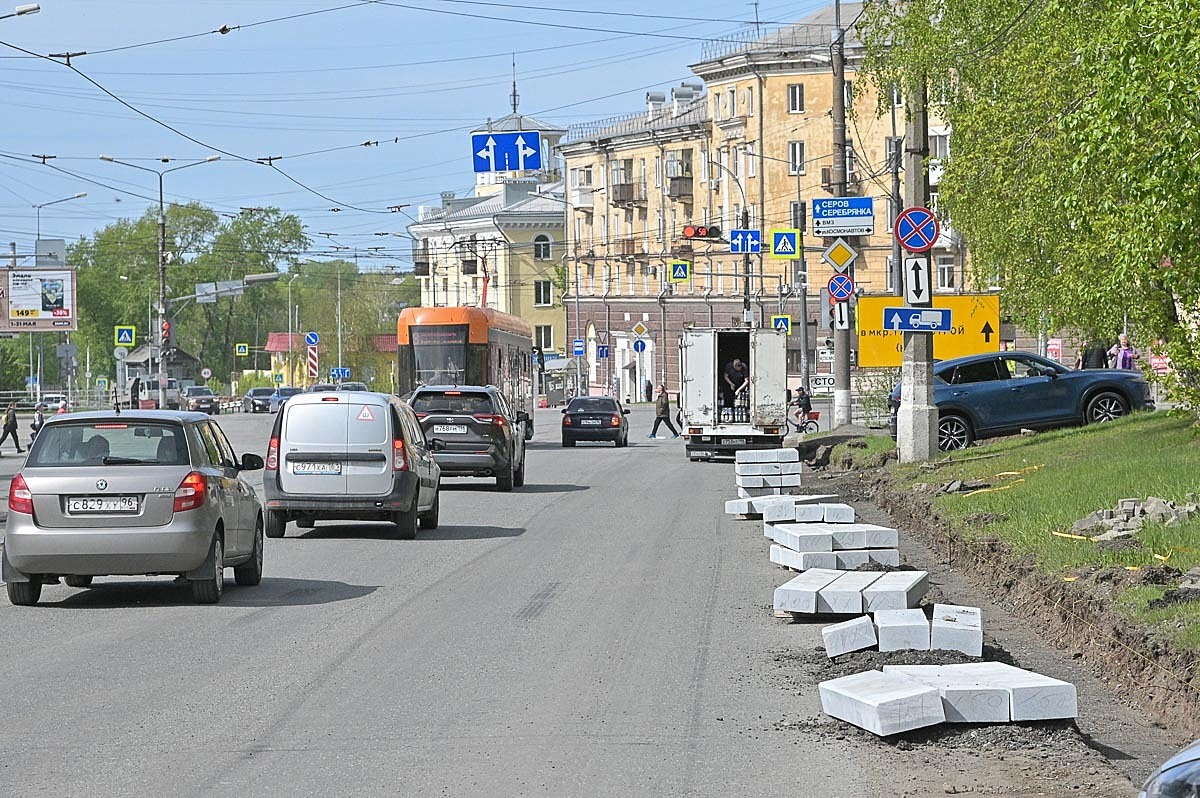 Комплексный ремонт улицы Фрунзе в Нижнем Тагиле в полном разгаре