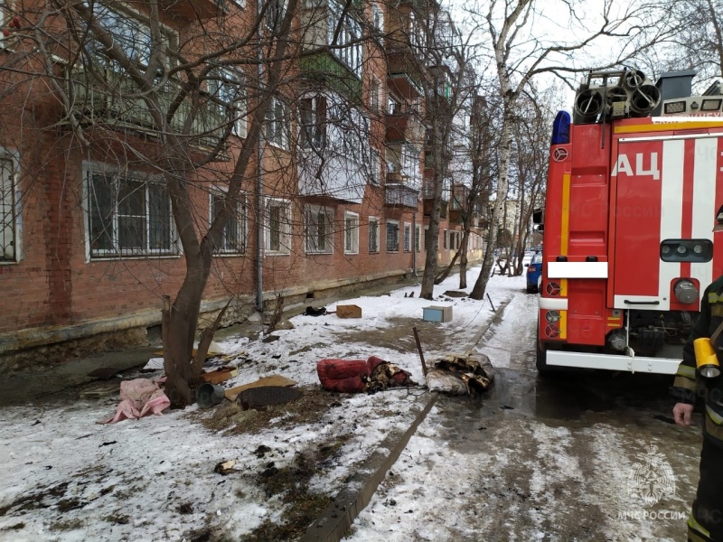 Накануне в Нижнем Тагиле в девятиэтажке случился пожар