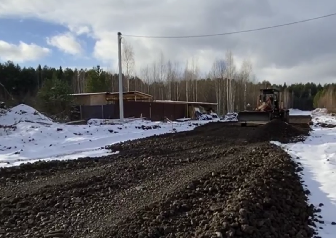 Обустройство временных дорог в микрорайоне Ольховка: новый этап развития инфраструктуры