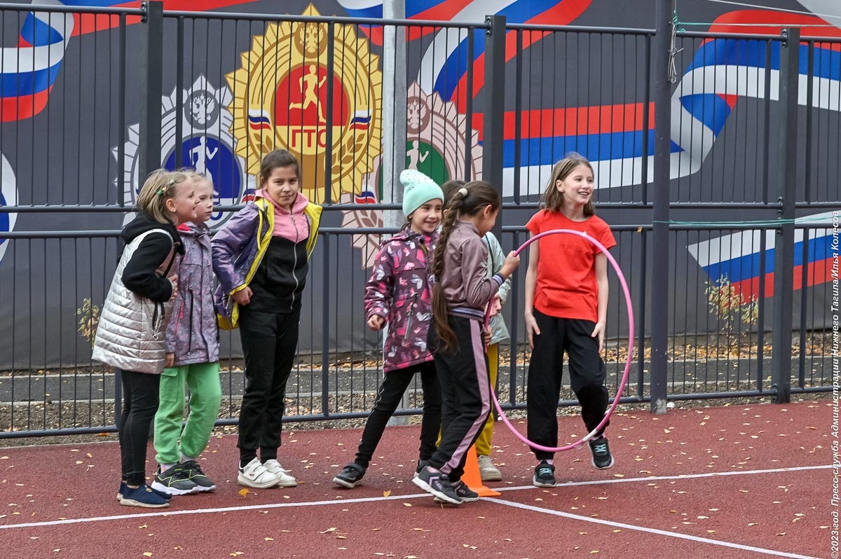 Первый спортивный праздник прошел на обновленной площадке школы № 48