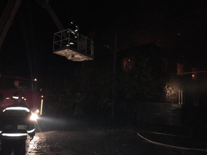 Субботним вечером в Нижнем Тагиле сгорела баня