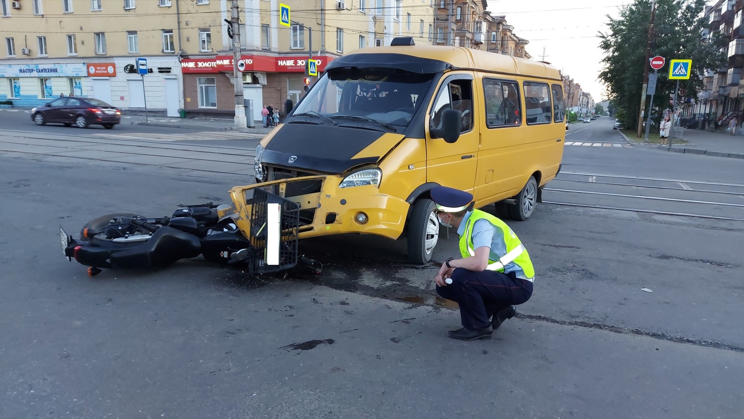В Нижнем Тагиле в ДТП пострадал мотоциклист
