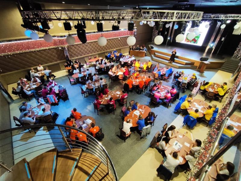 В Нижнем Тагиле прошла ежегодная «Профсоюзная мозголомка-2025» среди предприятий региона | Команды свердловских предприятий состязались в «Профсоюзной мозголомке-2025»