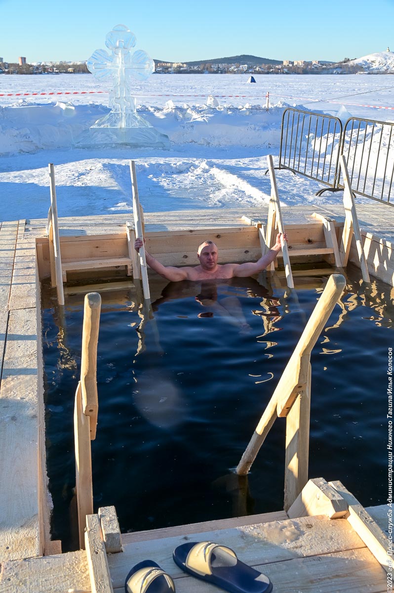 Роспотребнадзор сообщил о безопасности воды в тагильской иордани