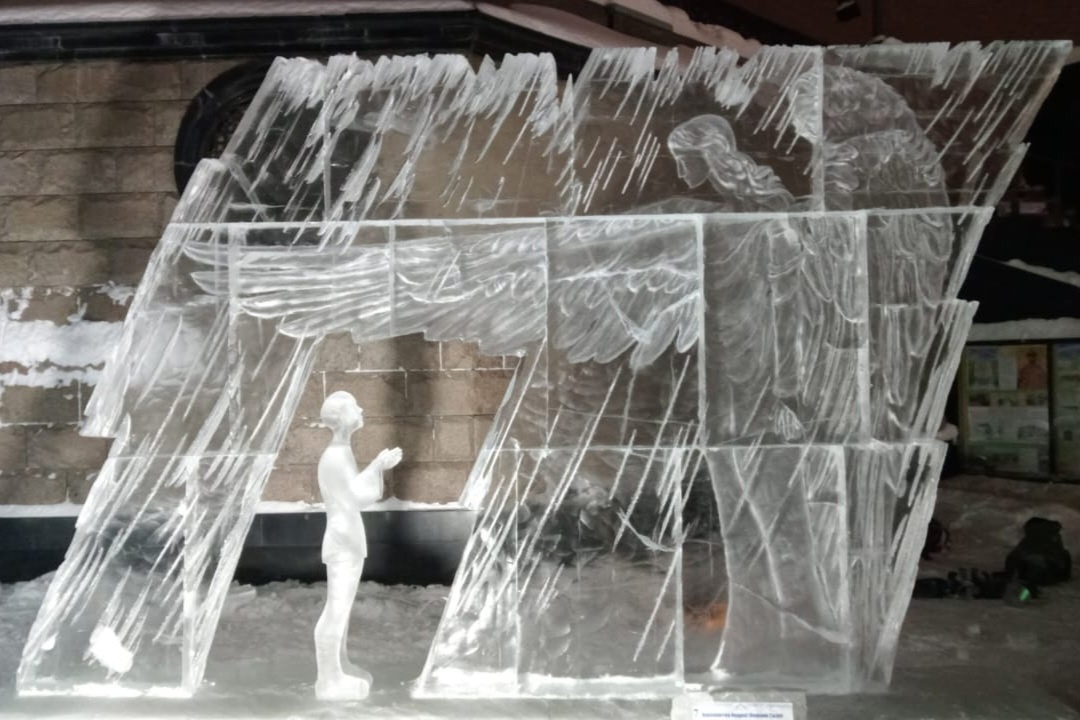 Тагильский скульптор стал призером фестиваля ледовой скульптуры 