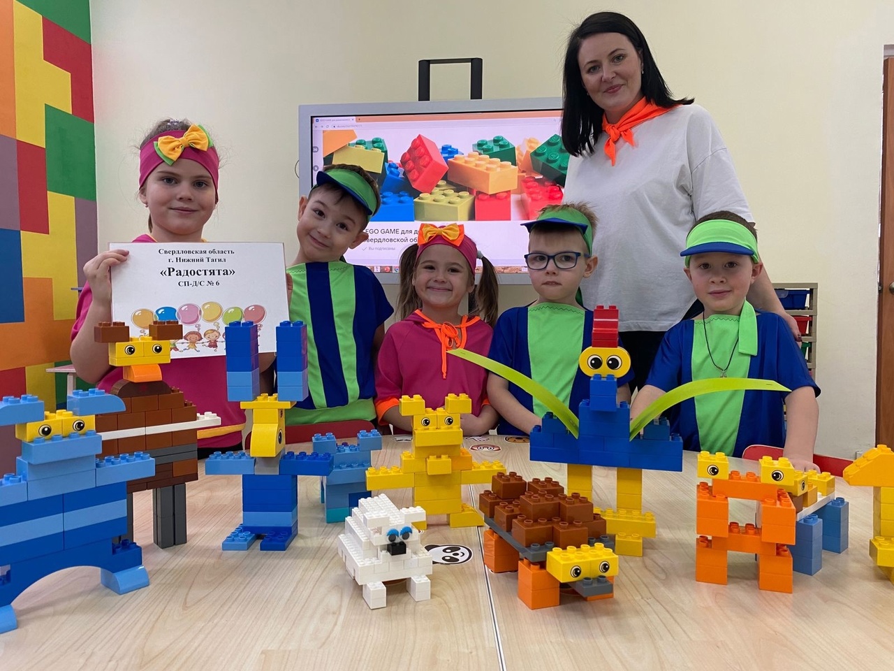 В нижнетагильских детских садах учат собирать лего