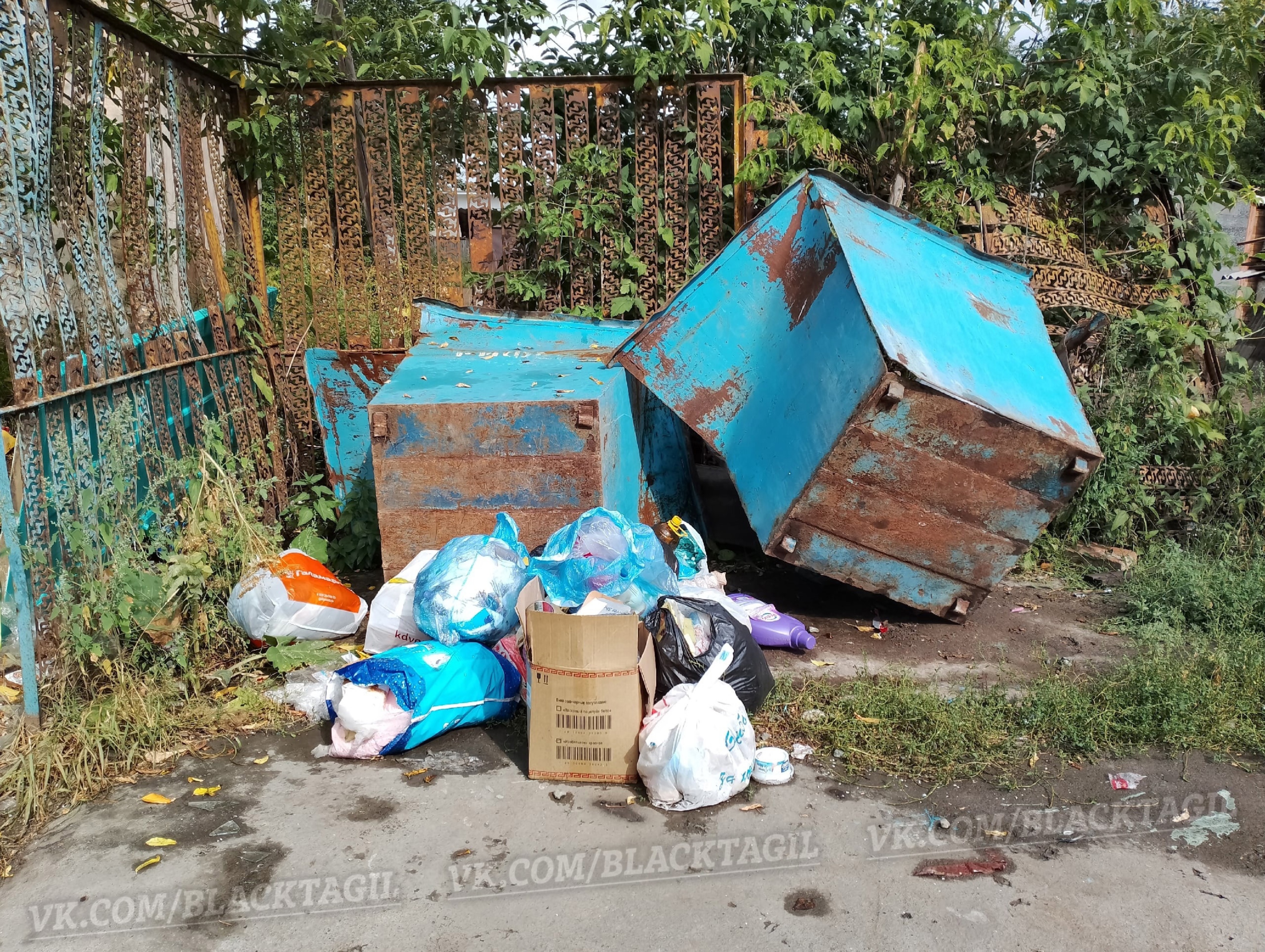 Жители Нижнего Тагила борются с УК из-за мусорной площадки