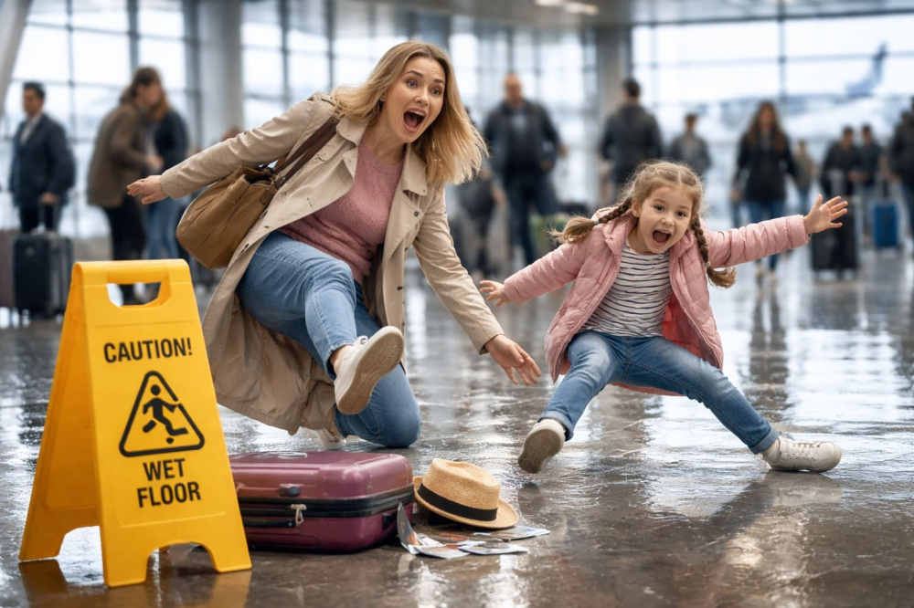Мокрый пол обошёлся аэропорту в полмиллиона: тагильский суд взыскал компенсацию за травмы женщины и ребёнка | Суд Нижнего Тагила взыскал с аэропорта Сочи более 600 тысяч рублей за травмы пассажиров