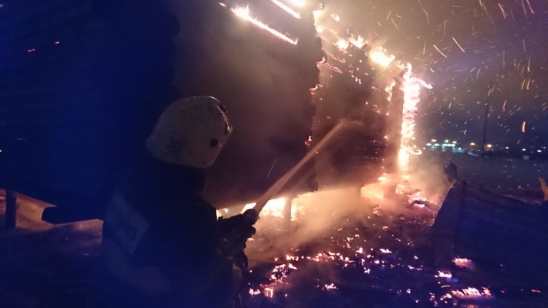 Накануне вечером в Тагиле сгорел частный дом