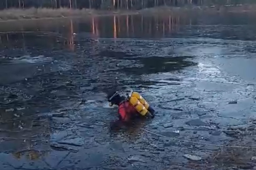 Тагильские спасатели участвовали в поисках двух утонувших детей | На Урале двое детей погибли, провалившись под лед  
