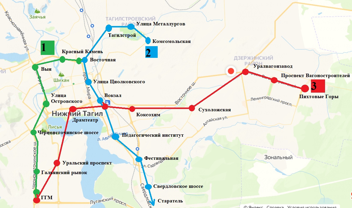 Фантазии или реальность: Схема метро Нижнего Тагила от горожан