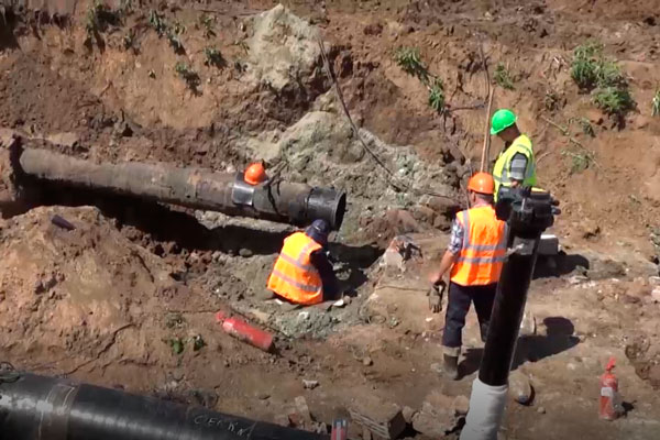 В Нижнем Тагиле при строительстве моста через Городской пруд потребовалась переукладка газовых сетей