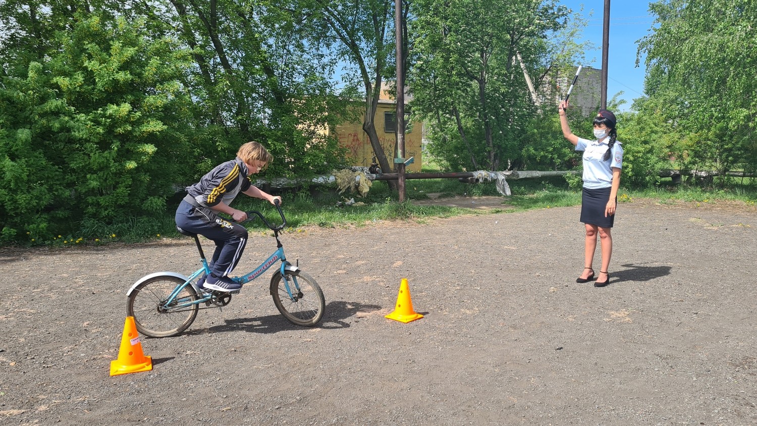 ГИБДД и байкеры за безопасное детство на дорогах