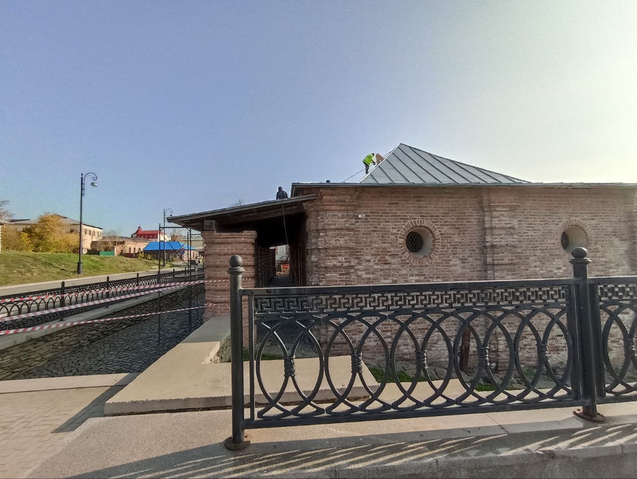 Продолжается ремонт Нижнего Провиантского склада - Исторического сокровища Нижнего Тагила