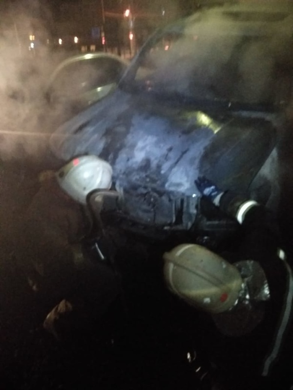 Ночью в Нижнем Тагиле сгорел УАЗик