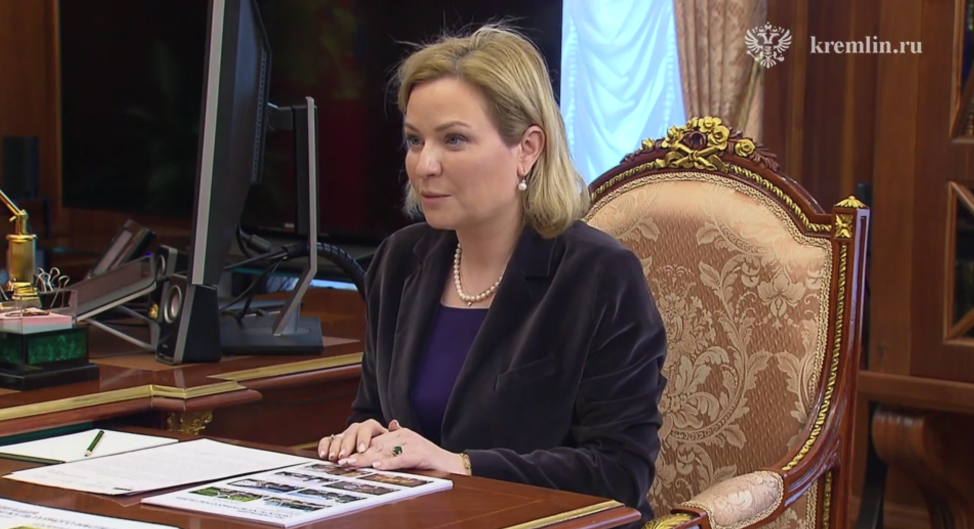 Владимир Путин провёл рабочую встречу с Министром культуры Ольгой Любимовой