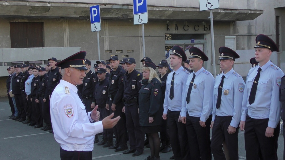 Полковник полиции Ибрагим Абдулкадыров поблагодарил личный состав за обеспечение порядка в День города 