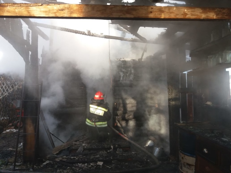 Вечером в Тагиле сгорел садовый дом